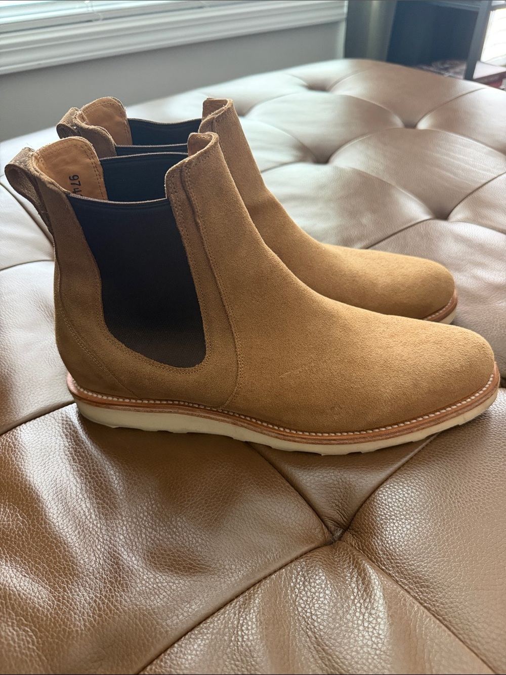 Tecovas Men's The Knox Chelsea Boots with Vibram Sole 11.5 EUC